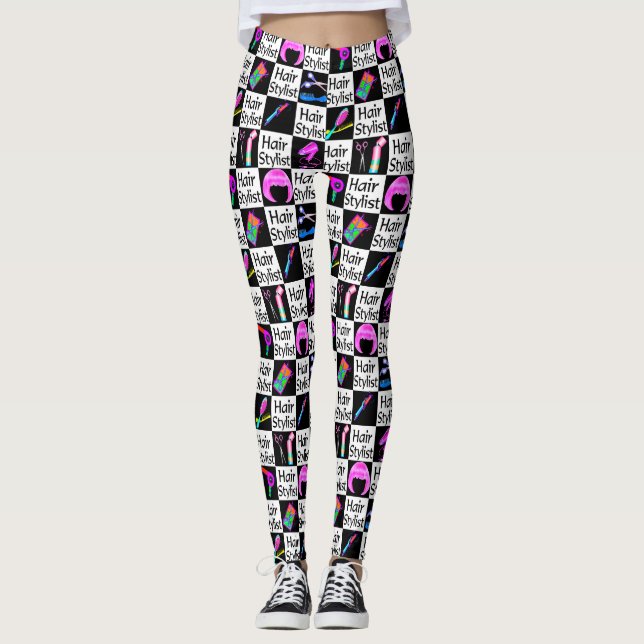 AWESOME HAIR STYLIST LEGGINGS (Front)