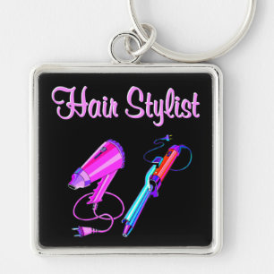 AWESOME HAIR STYLIST TEES AND GIFTS KEY RING