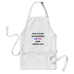 awesome haitian mum coffee mug standard apron