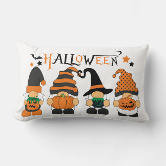 Awesome Halloween Gnomo Throw Pillow