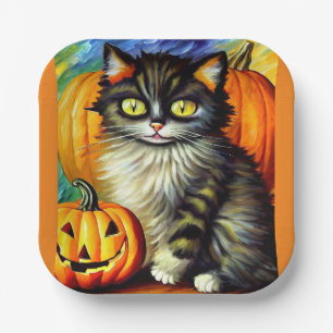 Awesome Halloween Painting  Paper Plate