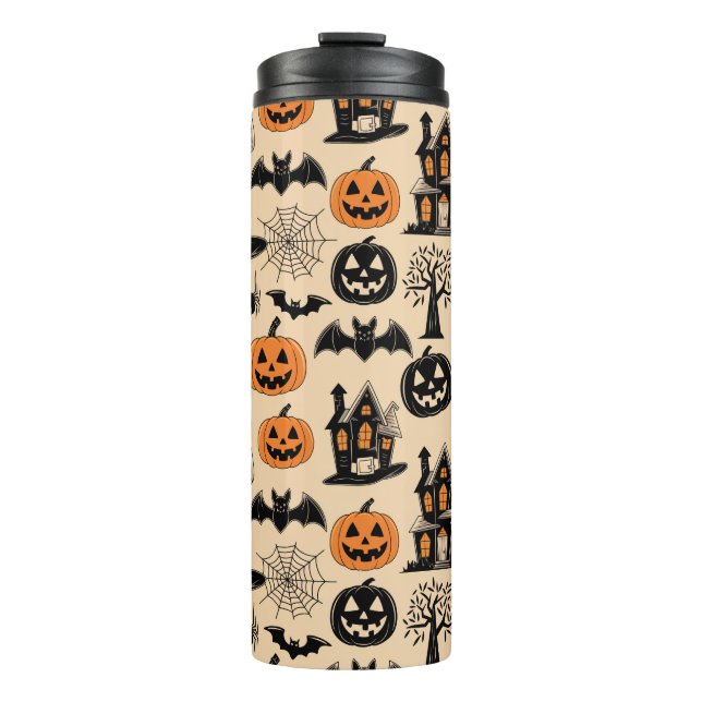 Awesome Halloween theme Thermal Tumbler (Front)