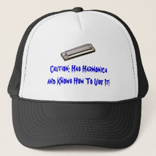 Awesome Harmonica Hat! Trucker Hat