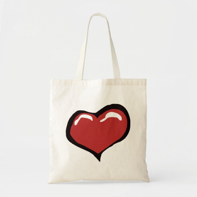 Awesome Heart Tote Bag (Front)