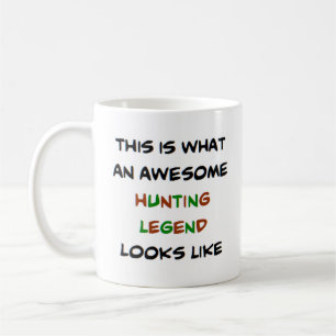 awesome hunting legend coffee mug