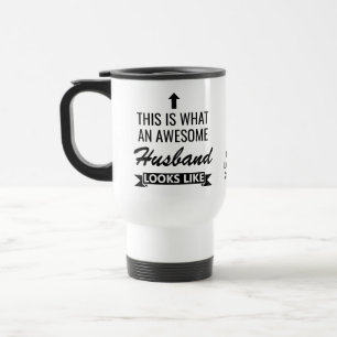 Awesome Husband – Funny Personalised Gift for Him Travel Mug