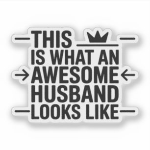 Awesome Husband Graphic Typography