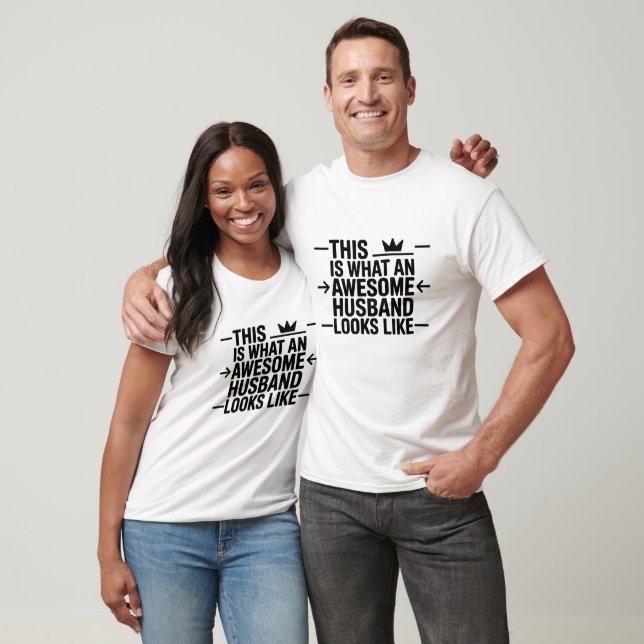 Awesome Husband Graphic Typography T-Shirt (Unisex)