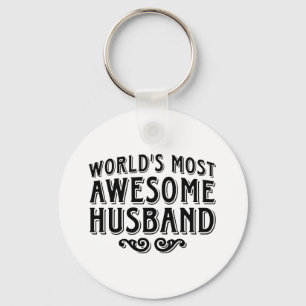 Awesome Husband Key Ring