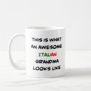 awesome italian grandma coffee mug