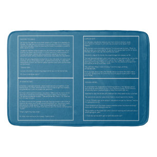 Awesome Jokes custom colour bath mat #2