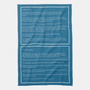 Awesome Jokes custom colour hand towel #2