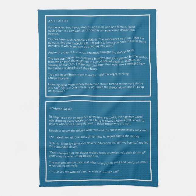 Awesome Jokes custom colour hand towel #2 (Vertical)