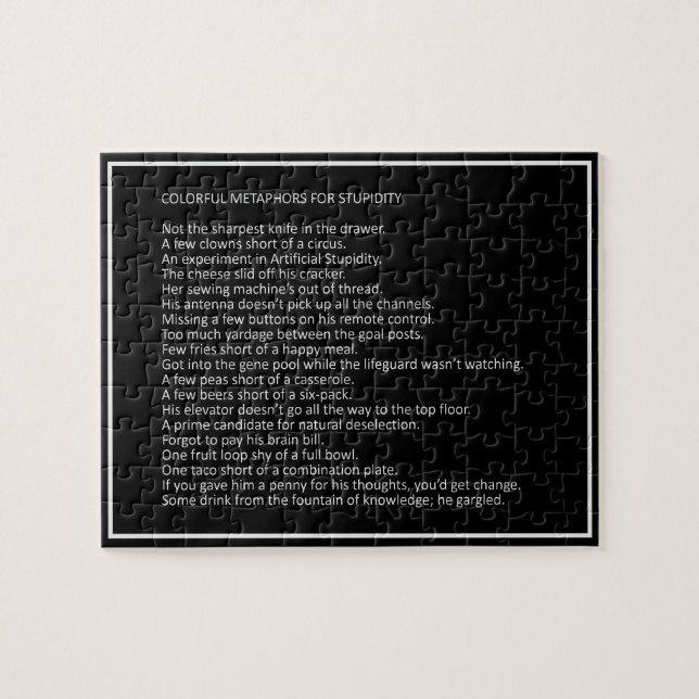 Awesome Jokes custom colour puzzle 9 (Horizontal)