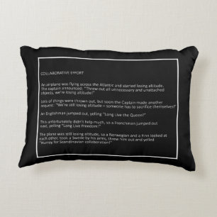 Awesome Jokes custom colour throw pillow 4