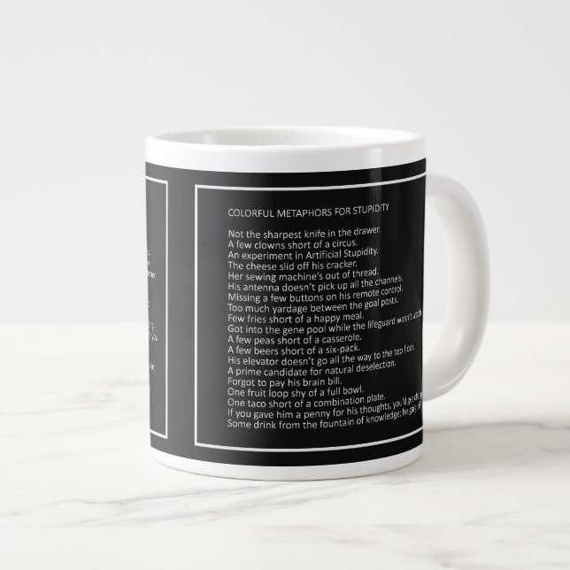 Awesome Jokes jumbo mug #6 (Front Right)