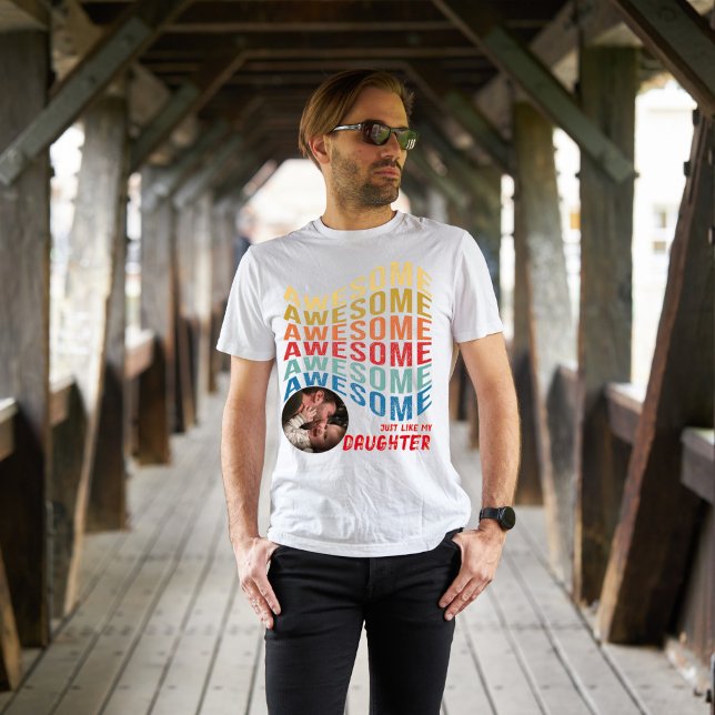Awesome Just Like My Daughter Newborn Baby Dad Mum T-Shirt (Creator Uploaded)