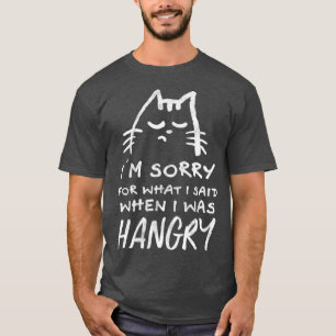 Awesome Kawaii Hungry Hangry Cat T-Shirt