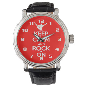 Awesome Keep Calm and Rock on Watch