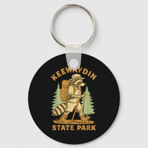 Awesome Keewaydin State Park, Ny Hiking Racoon Hik Key Ring