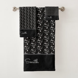 Awesome Kenyan, African Art Pattern, Bath Towel Set