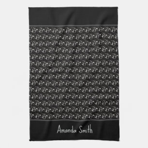 Awesome Kenyan, African Art Pattern, Tea Towel