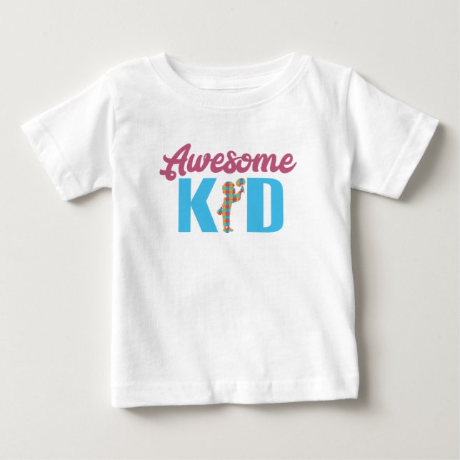 Awesome Kid Baby T-Shirt (Front)