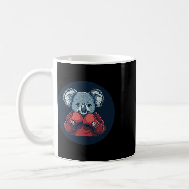 Awesome Koala Bear Boxer For A Knockout Vibe  Coffee Mug (Left)