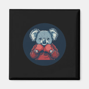 Awesome Koala Bear Boxer For A Knockout Vibe  Magnet