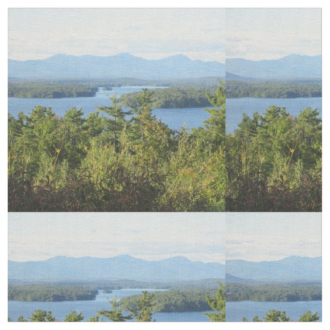 Awesome Lake winnipesaukee View Fabric (Close Up)