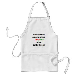 awesome lebanese mum coffee mug standard apron
