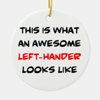 awesome left-hander ceramic tree decoration