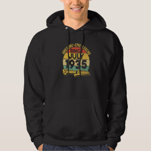 Awesome Legend Since July 1935 87th Birthday 87 Ye Hoodie