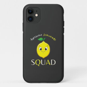 Awesome Lemonade Squad Cute Smiling Lemon Case-Mate iPhone Case