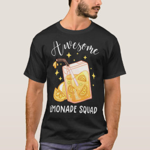 Awesome Lemonade Squad Funny Lemon Juice Lemonade T-Shirt