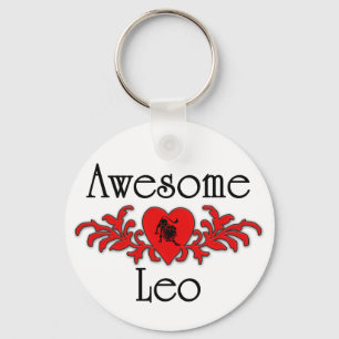 Awesome Leo Key Ring