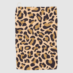 Awesome Leopard Pattern Golf Towel