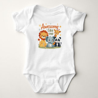 awesome like me baby bodysuit
