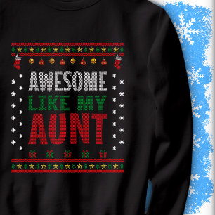 Awesome Like My Aunt Christmas Knit Sweater Look
