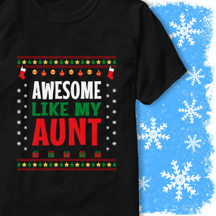 Awesome Like My Aunt Christmas Sweater Style Look