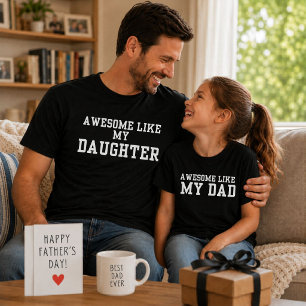 Awesome Like My Dad Funny Kids Shirt Gift