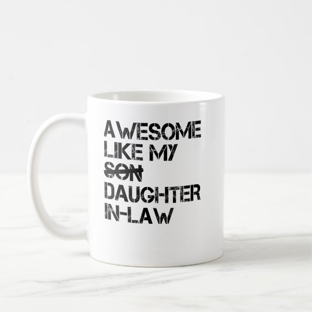 Awesome Like My Daughter-In-Law Family Daughter Coffee Mug (Left)