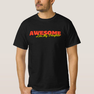 Awesome Like My Daughter Men Funny Dad Humour Fath T-Shirt