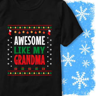 Awesome Like My Grandma Christmas Sweater Style