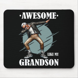 Awesome Like My Grandson Mouse Mat