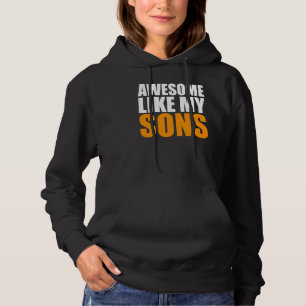 Awesome Like My Sons Dad Joke Father's Day Hoodie
