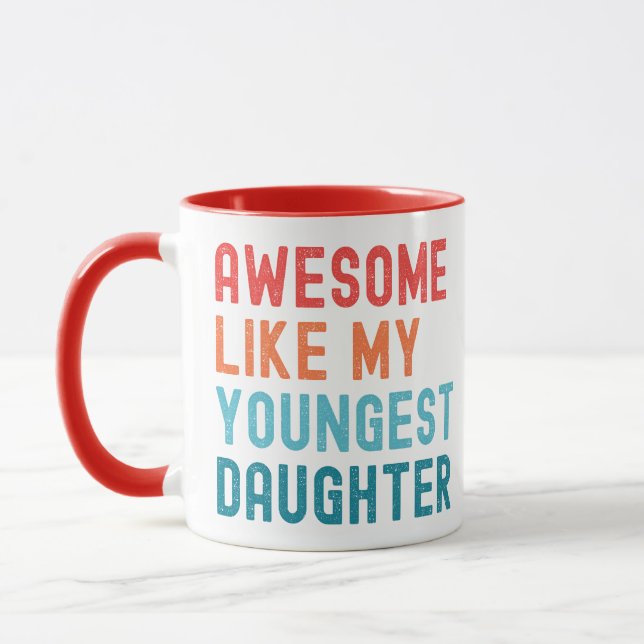 Awesome Like My Youngest Daughter Family Party Mug (Left)