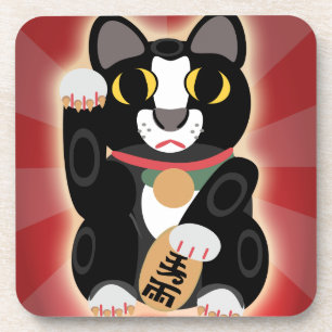Awesome Lucky Tux Cat Coaster