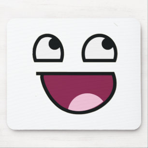 Awesome Lulz Face Mouse Mat