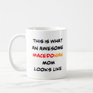 awesome macedonian mum coffee mug